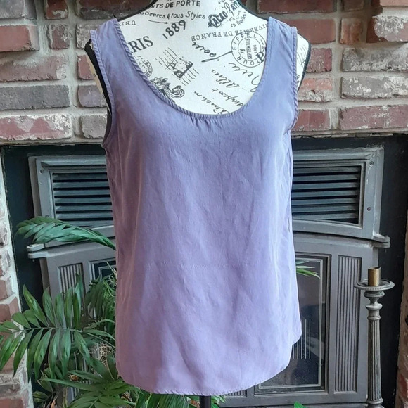 Ann Taylor Studio Silk Purple Tank - Picture 1 of 4